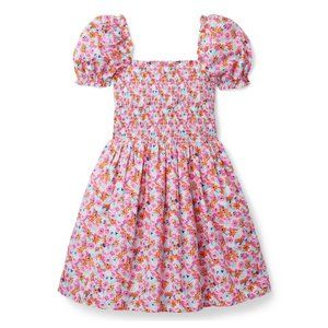 Janie and Jack The Grace Ditsy Floral Smocked Puff Sleeve Dress Size 18** NWT